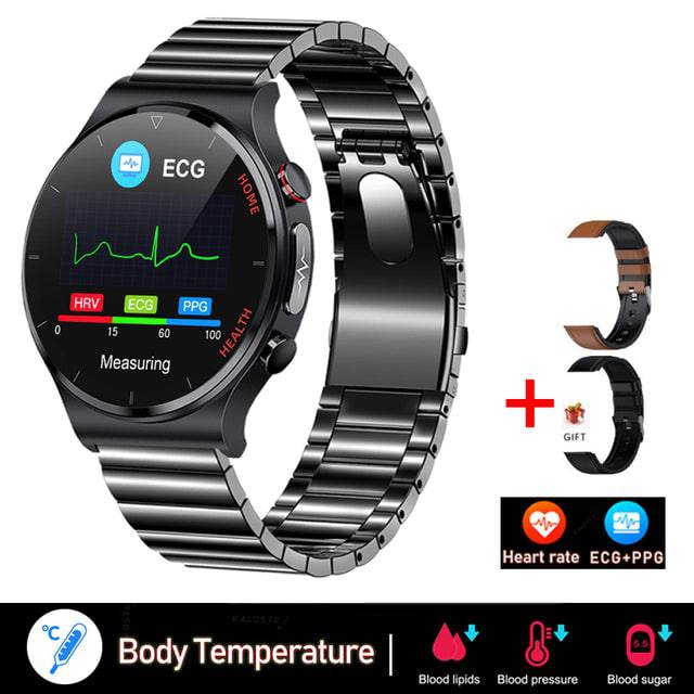ECG+PPG Smart Watch for Laser Treatment of Hypertension, Hyperglycemia, and Hyperlipidemia - TheWellBeing4All