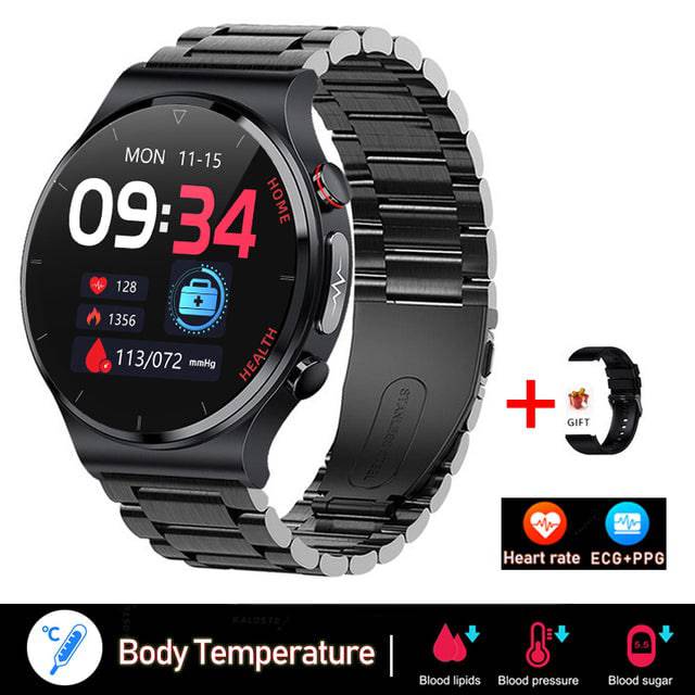 ECG+PPG Smart Watch for Laser Treatment of Hypertension, Hyperglycemia, and Hyperlipidemia - TheWellBeing4All