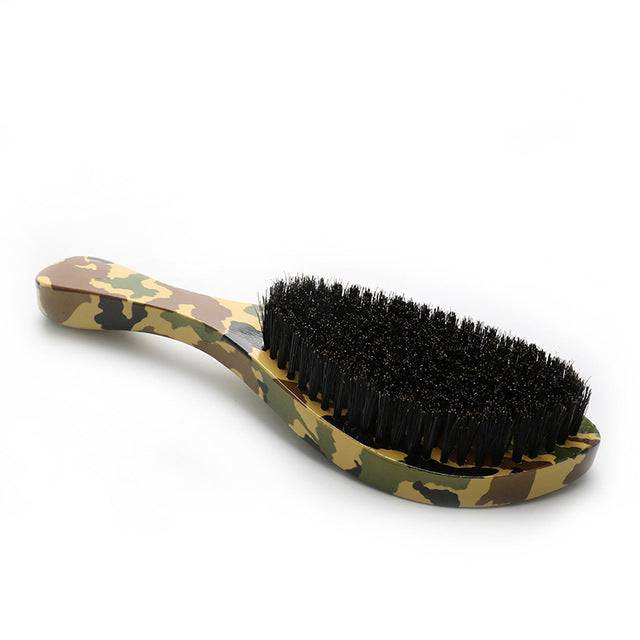 Wave Hair Brush Hard Boar Bristle Wooden Brushes Head Curved Palm Combs 360 Man Hairdressing Hairstyling Tools For Afro - TheWellBeing4All