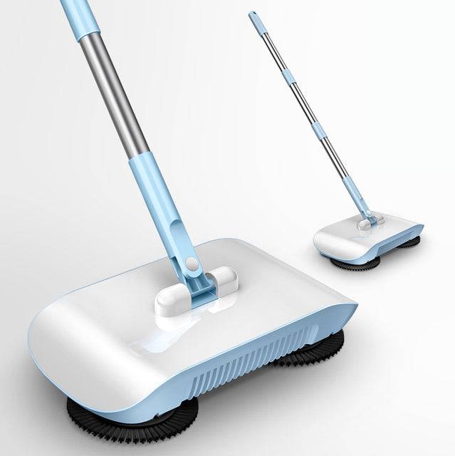 Broom Hand Push Vacuum Cleaner Floor Home Kitchen Sweeper Mop Sweeping Machine Magic Handle - TheWellBeing4All