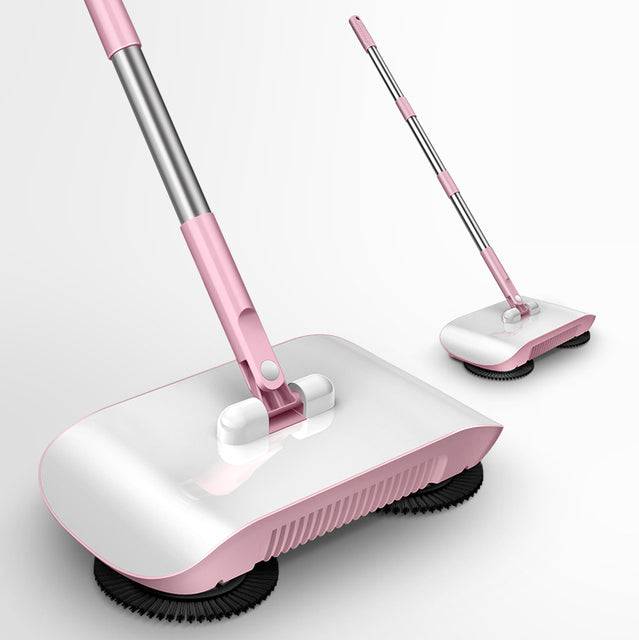 Broom Hand Push Vacuum Cleaner Floor Home Kitchen Sweeper Mop Sweeping Machine Magic Handle - TheWellBeing4All