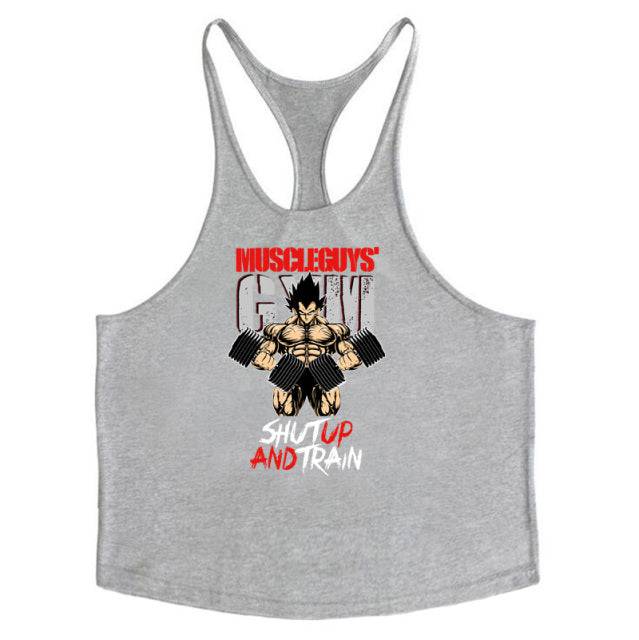 Bodybuilding Stringer Tank Tops  No Pain No Gain vest Fitness clothing Cotton gym singlets - TheWellBeing4All