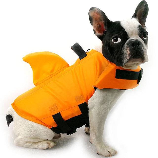 Dog Life Vest Summer Shark Pet Life Jacket Dog Clothes Dogs Swimwear Pets Swimming Suit - TheWellBeing4All