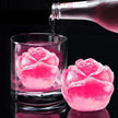 3D Silicone Rose Shape Ice Cube Maker - TheWellBeing4All