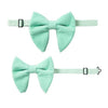 Oversize Solid Bowtie Sets with hankie Tuxedo Bow Tie Pocket Square - TheWellBeing4All