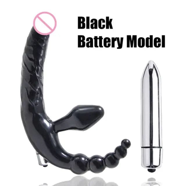 Strap-on Double Heads Dildo Vibrators Sex Toys - TheWellBeing4All