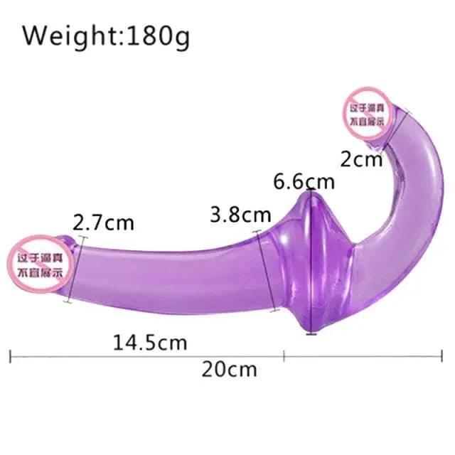 Strap-on Double Heads Dildo Vibrators Sex Toys - TheWellBeing4All