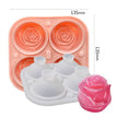 Ice Cube Form Silicone Rose Shape Mold Tray 3D - TheWellBeing4All