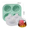 Ice Cube Form Silicone Rose Shape Mold Tray 3D - TheWellBeing4All