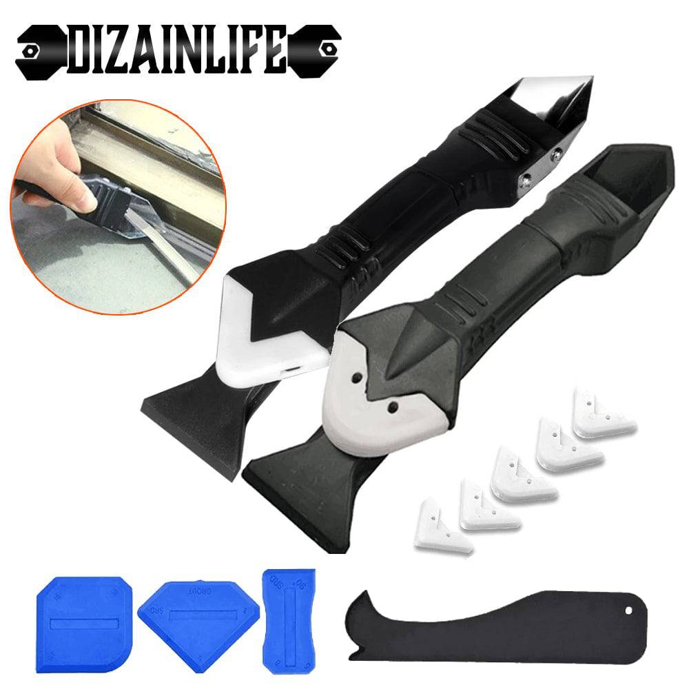 5 In 1 Silicone Scraper Sealant Smooth Remover Tool Set - TheWellBeing4All