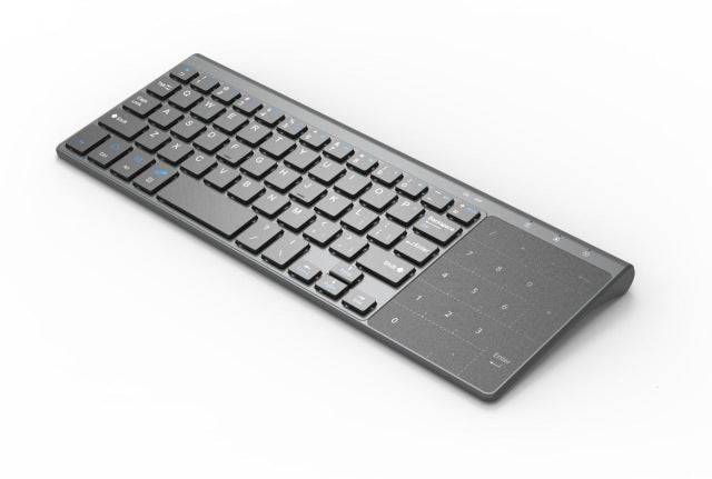 2.4G Wireless Keyboard with Number Touchpad Mouse Thin Numeric Keypad - TheWellBeing4All