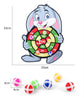 Children Cartoon Animal Dart Board Sticky Ball Rabbit Family Interactive Educational Toy Christmas Gift - TheWellBeing4All