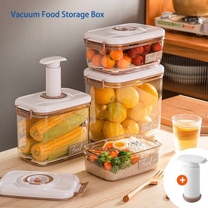 Food Storage Container Vacuum Box Large Capacity Food Dispenser - TheWellBeing4All