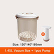 Food Storage Container Vacuum Box Large Capacity Food Dispenser - TheWellBeing4All