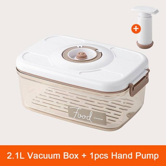 Food Storage Container Vacuum Box Large Capacity Food Dispenser - TheWellBeing4All