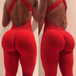 Tracksuit Yoga High Waist Play suit Slim Sport Backless Top Running Sportswear Pants Push up Jumpsuit - TheWellBeing4All