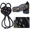 1Pair Ice Snow Studs Non-Slip Spikes Shoes Boots Grippers Crampon Walk Cleats - TheWellBeing4All