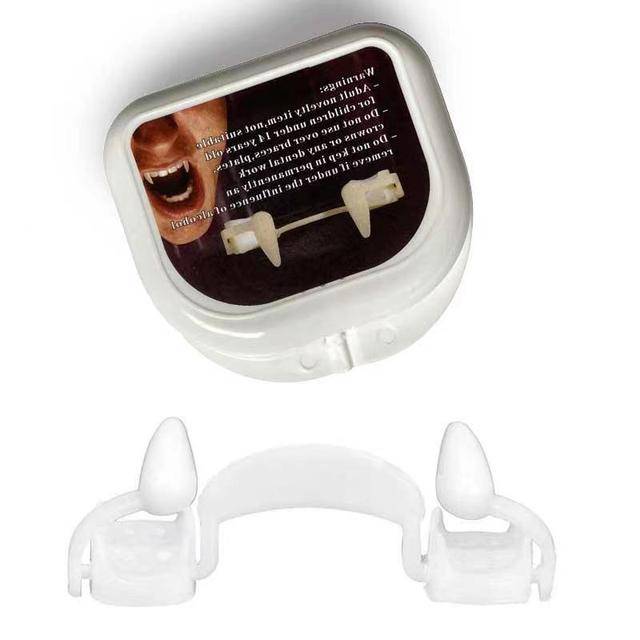 Retractable Vampire Fangs Halloween Vampire Fangs Makeup Dentures - TheWellBeing4All