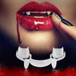 Retractable Vampire Fangs Halloween Vampire Fangs Makeup Dentures - TheWellBeing4All