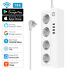 Smart Power Strip Plug 4 EU Socket Outlets Works With Alexa Google Assistant - TheWellBeing4All