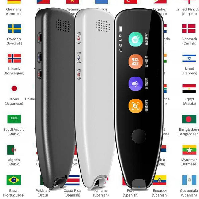 Smart Voice Scan Translator Pen Multifunction Offline Translation Real Time Language Translator Business Travel Abroad - TheWellBeing4All