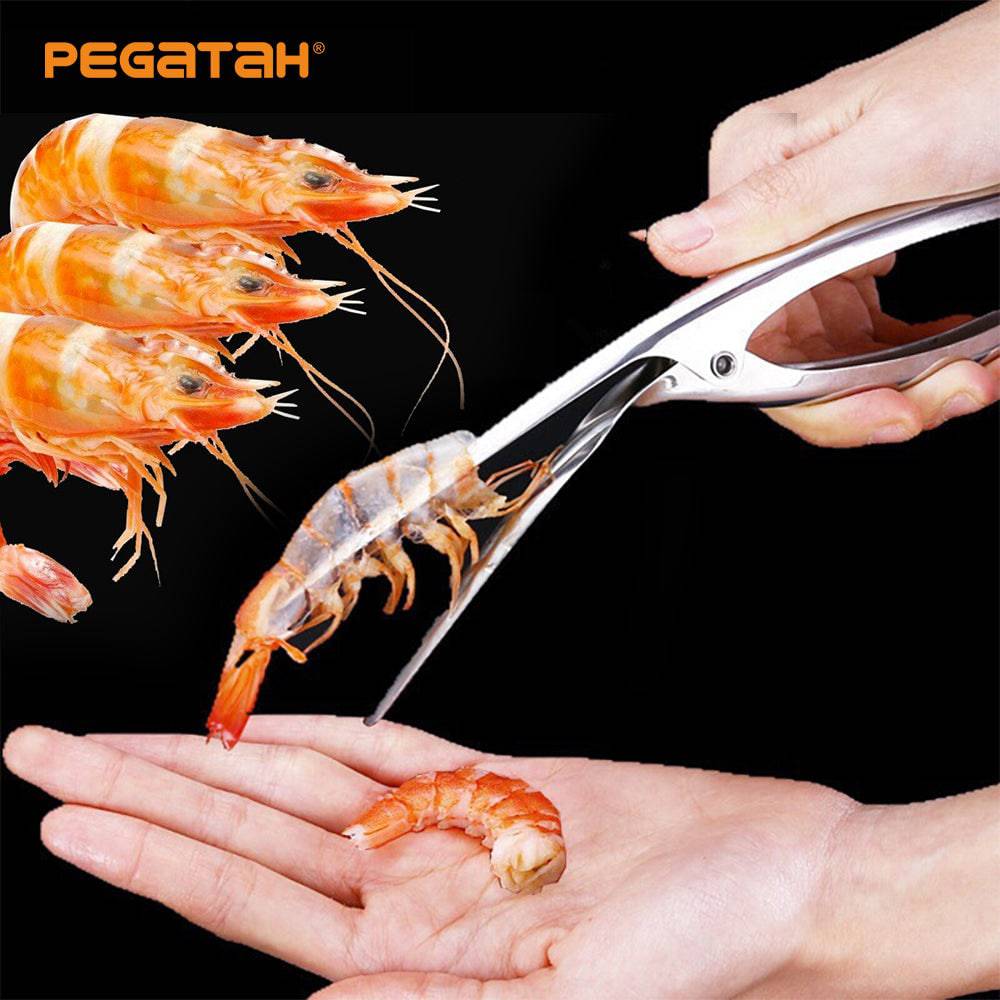 Stainless Steel Shrimp Peeler Practical  Prawn Deveiner Lobster Shell Remover - TheWellBeing4All