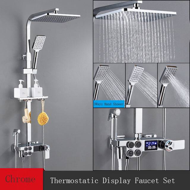 Thermostatic Digital Display Shower - TheWellBeing4All