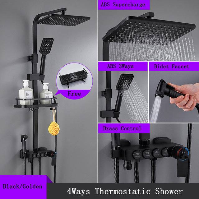 Thermostatic Digital Display Shower - TheWellBeing4All