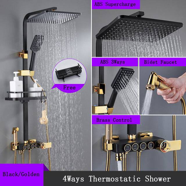 Thermostatic Digital Display Shower - TheWellBeing4All