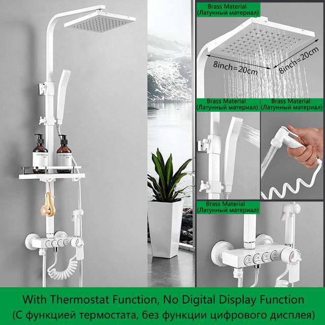 Thermostatic Digital Display Shower - TheWellBeing4All