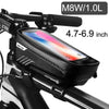 Bike Bag 1.8L Frame Front Tube Cycling Bag - Waterproof Phone Case Holder for 7 Inches Touchscreen Phones - TheWellBeing4All