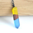 Wood Resin Necklace Pendant - TheWellBeing4All