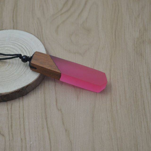 Wood Resin Necklace Pendant - TheWellBeing4All