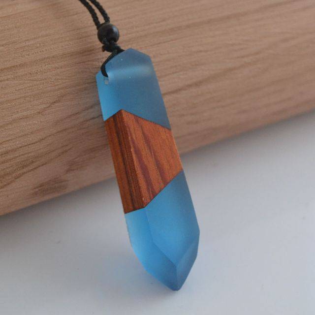 Wood Resin Necklace Pendant - TheWellBeing4All