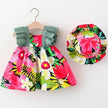 Toddler Girl Clothes Set Baby Beach Dresses Cute Bow Plaid Sleeveless Cotton for Newborn - TheWellBeing4All