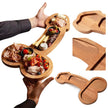 Funny Shape Aperitif Board 24/ 40cm Novelty Cheese Board Set Unique Wooden Cheese Servers Cheese Tray Charcuterie Tray - TheWellBeing4All