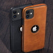 Phone Case Luxury Business Leather Stitching Case Cover for iphone - TheWellBeing4All