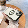 i-Phone Transparent Plating Logo Hole Case - TheWellBeing4All