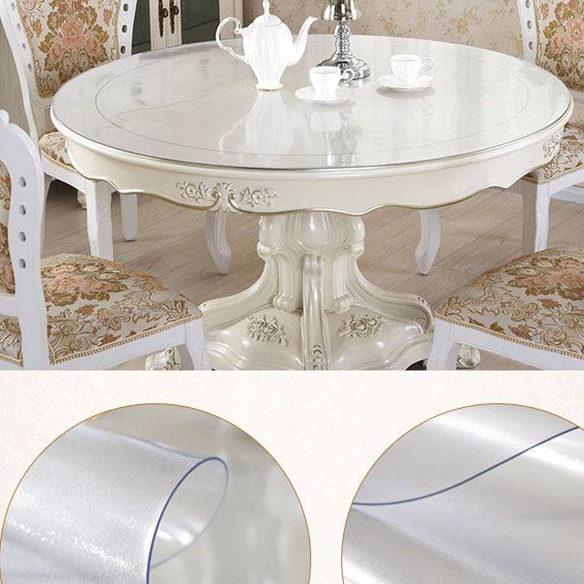 waterproof Round tablecloth transparent - TheWellBeing4All