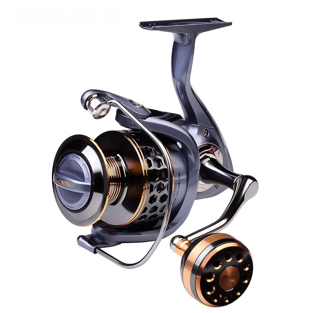 Fishing Reel 2000-7000 Series Drag 21kg Metal/EVA Ball Grip Spool Spinning Reel Saltwater Reel - TheWellBeing4All