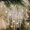 Christmas Simulation Ice Xmas Tree Hanging Ornament Fake Icicle Winter Party Christmas - TheWellBeing4All