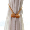 Magnetic Ball Curtain Tiebacks Tie Rope Holdbacks Buckle Clips Hook Holder - TheWellBeing4All