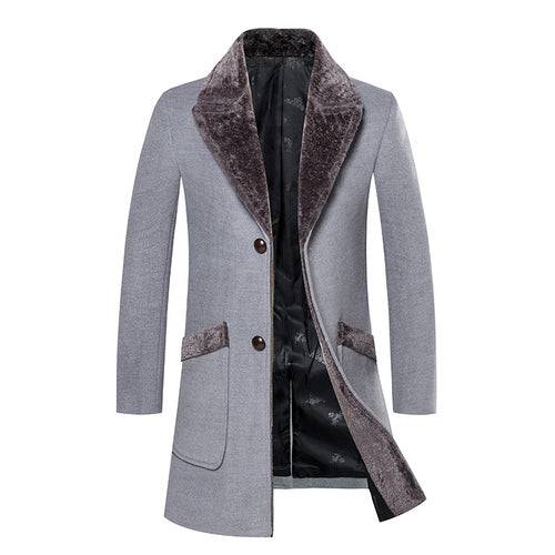 Winter High Quality Casual Trench Men Coat Jacket - TheWellBeing4All