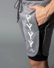 Men’s 2-in-1 Running Shorts | Quick Dry Fitness Jogging Shorts - TheWellBeing4All
