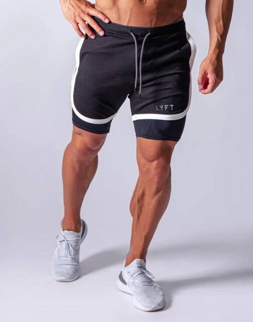 Men’s 2-in-1 Running Shorts | Quick Dry Fitness Jogging Shorts - TheWellBeing4All