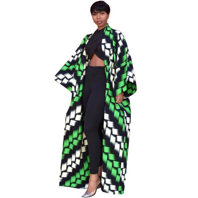 Polyester African Coat For Women Dashiki New Style - TheWellBeing4All