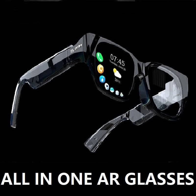 All In One Glasses 3D HD Cinema Smart Polarized Wireless Projection Sunglasses Steam VR Games Sun Glass