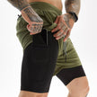 Shorts Camo Gym Fitness Compression Workout Basketball 2 In 1 Tights Quick Dry - TheWellBeing4All