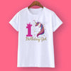 Unicorn Birthday Shirt 1-12 Birthday T-Shirt - TheWellBeing4All