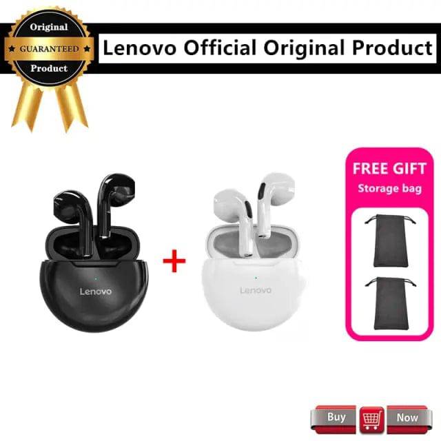 Lenovo HT38 TWS Bluetooth Earphone Mini Wireless Earbuds with Mic for iPhone Air Pods Sport Waterproof 9D Stere Headphones - TheWellBeing4All